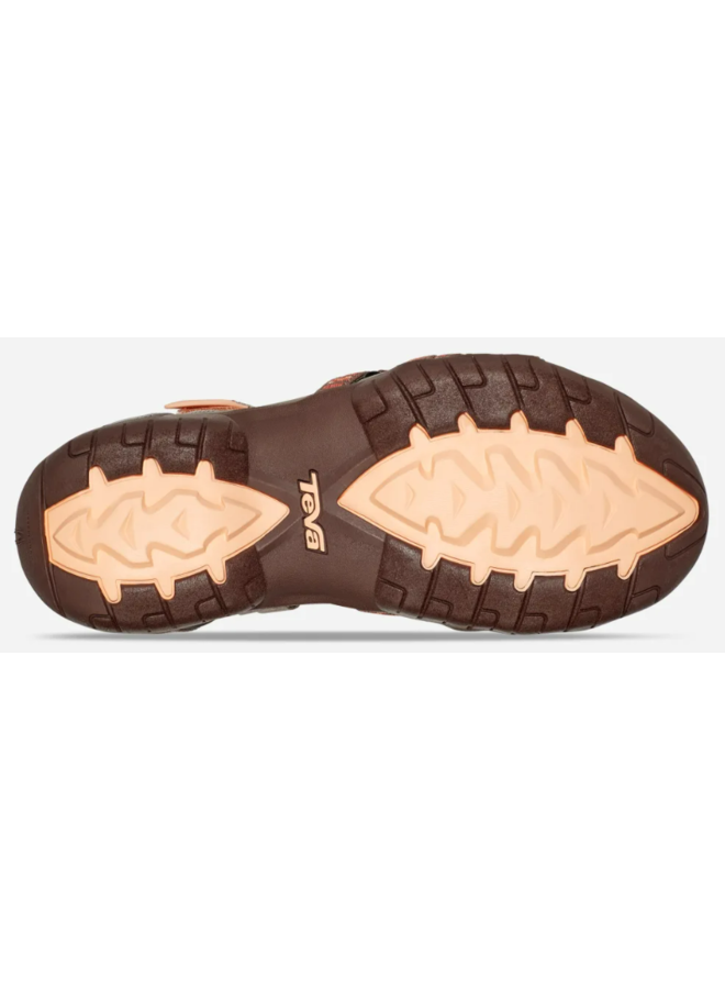 Teva Tirra tan oranje sandalen dames