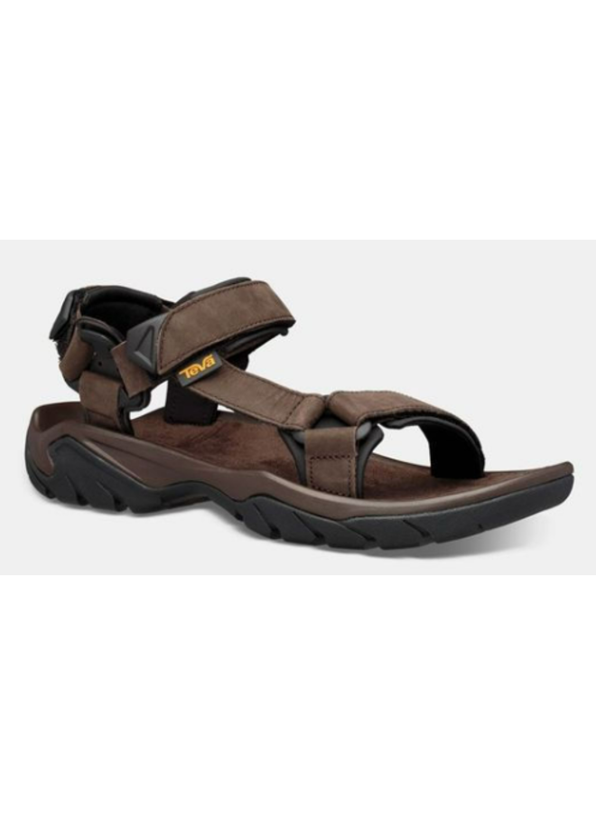 Terra Fi 5 bruin leer sandalen heren