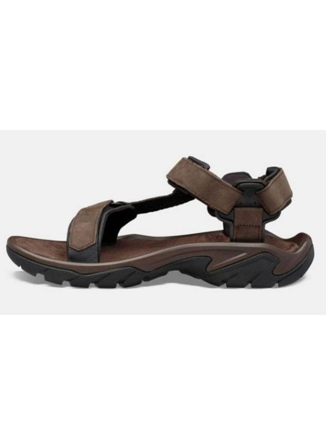 Teva Terra Fi 5 bruin leer sandalen heren