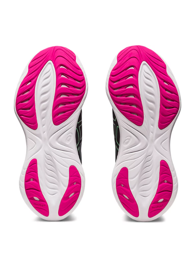 ASICS Gel Cumulus 25 zwart roze hardloopschoenen dames