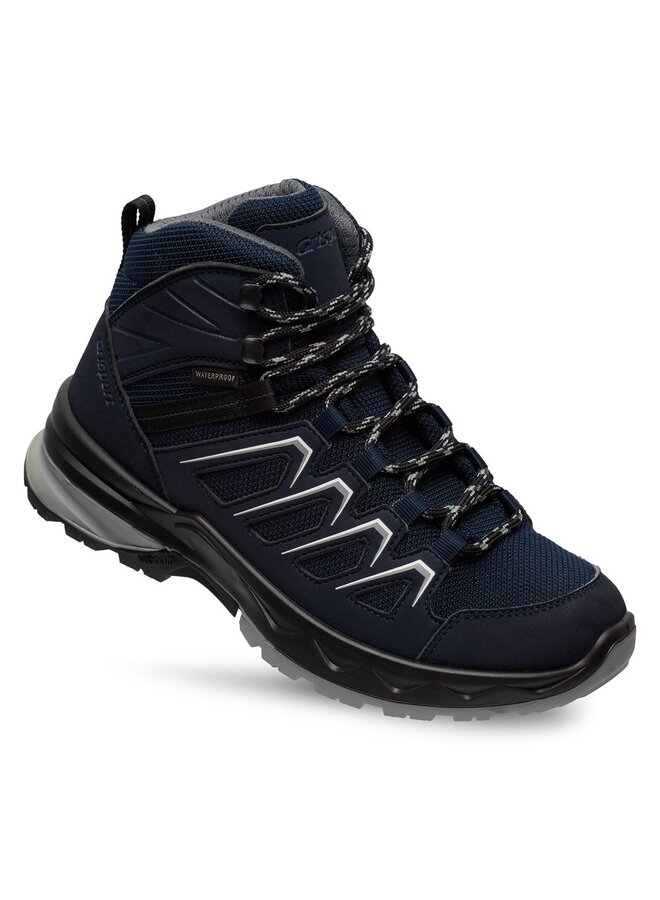 Grisport Wega Mid blauw wandelschoenen uni