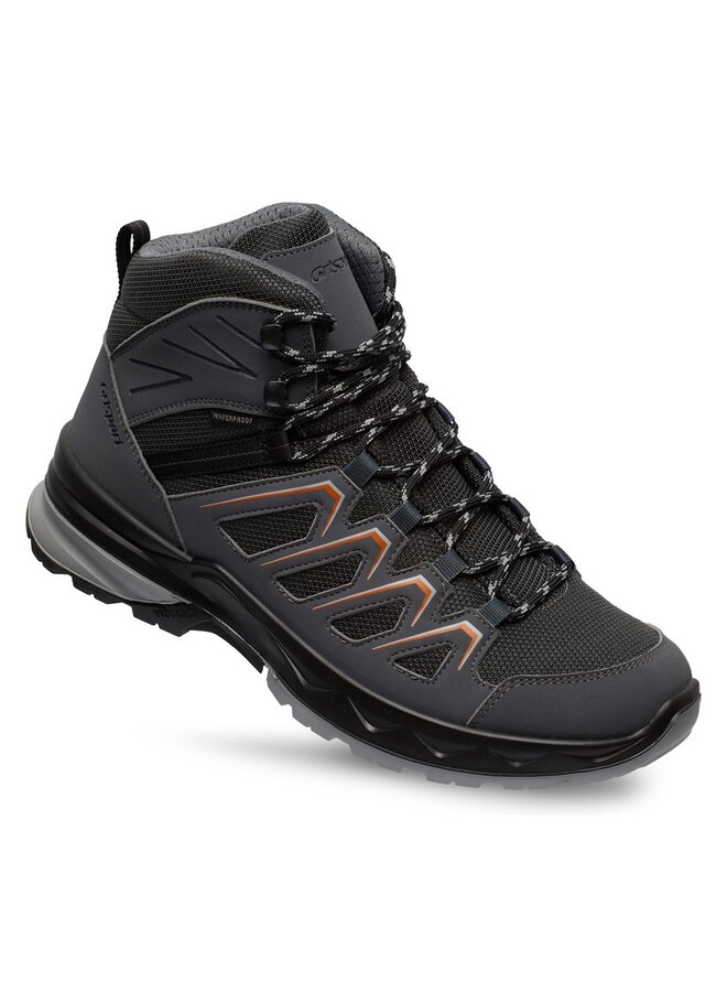 Grisport Wega Mid grijs wandelschoenen uni