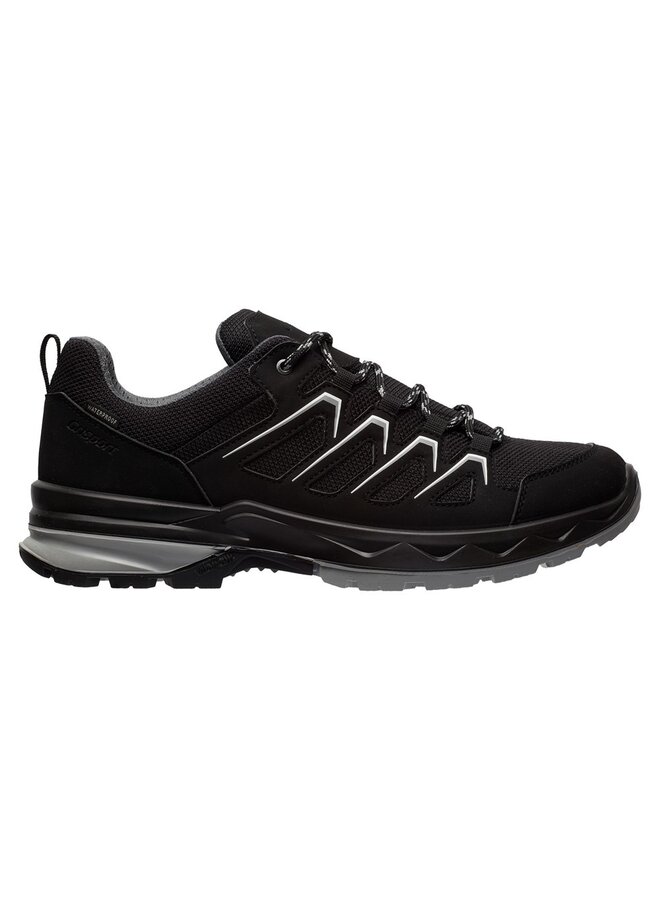 Grisport Wega Low zwart wandelschoenen uni