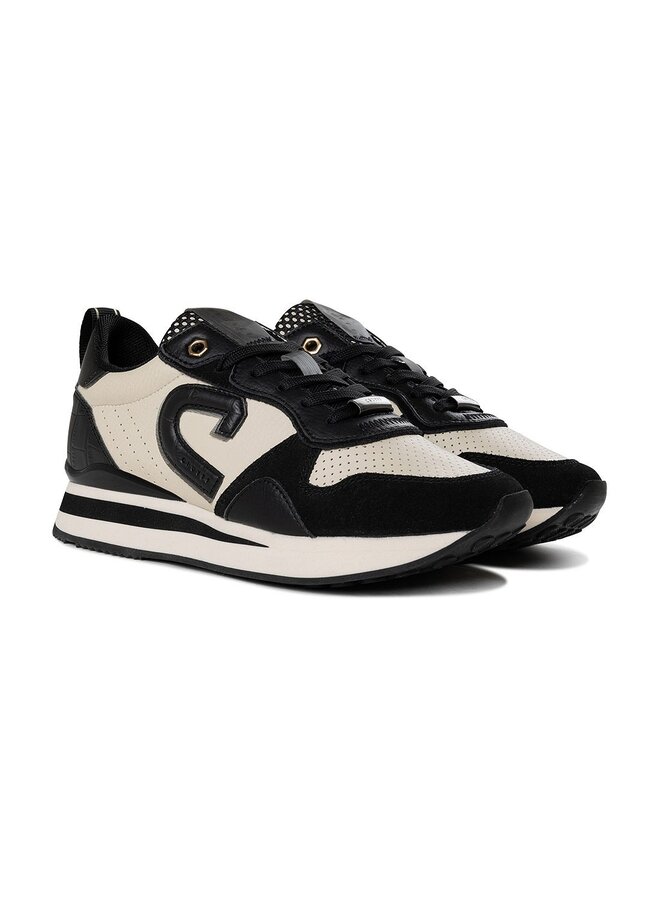 Cruyff Parkrunner Lux beige zwart sneakers dames