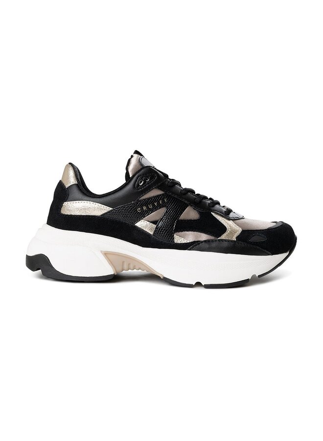 Cruyff June zwart goud sneakers dames