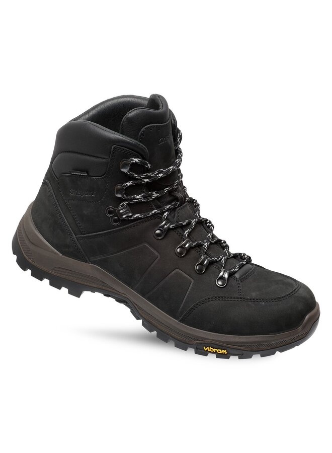 Grisport Utah Mid zwart wandelschoenen uni