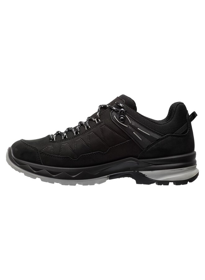 Grisport Tampa Low zwart wandelschoenen uni