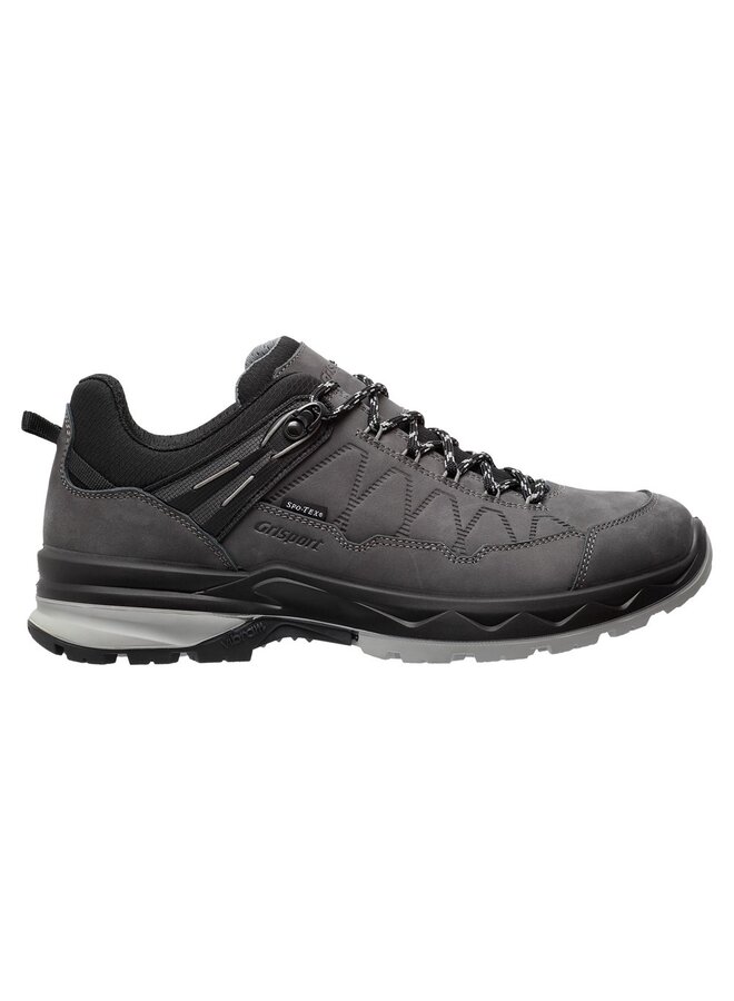 Grisport Tampa Low grijs wandelschoenen uni