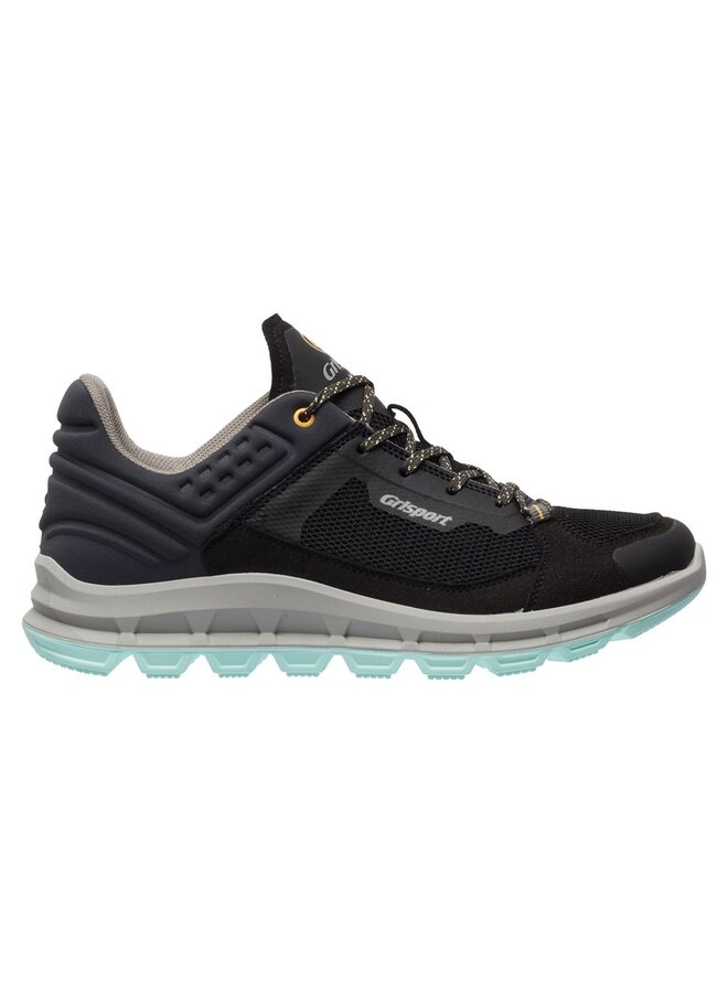 Grisport Delta Low zwart wandelschoenen dames