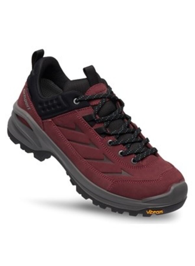 Grisport Terrain low bordeaux wandelschoenen uni (a)