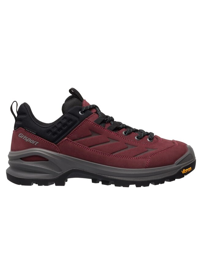 Grisport Terrain low bordeaux wandelschoenen uni (a)