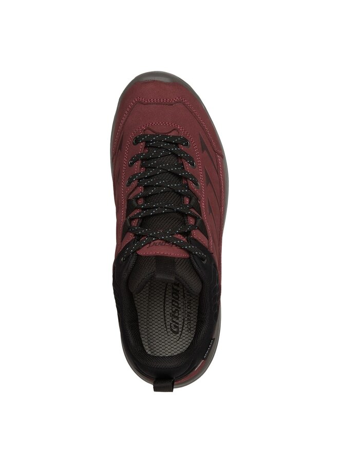 Grisport Terrain low bordeaux wandelschoenen uni (a)