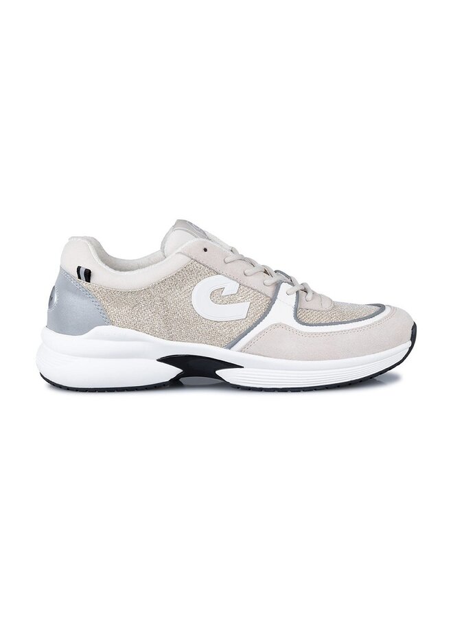 Cruyff Danny glitter beige sneakers dames