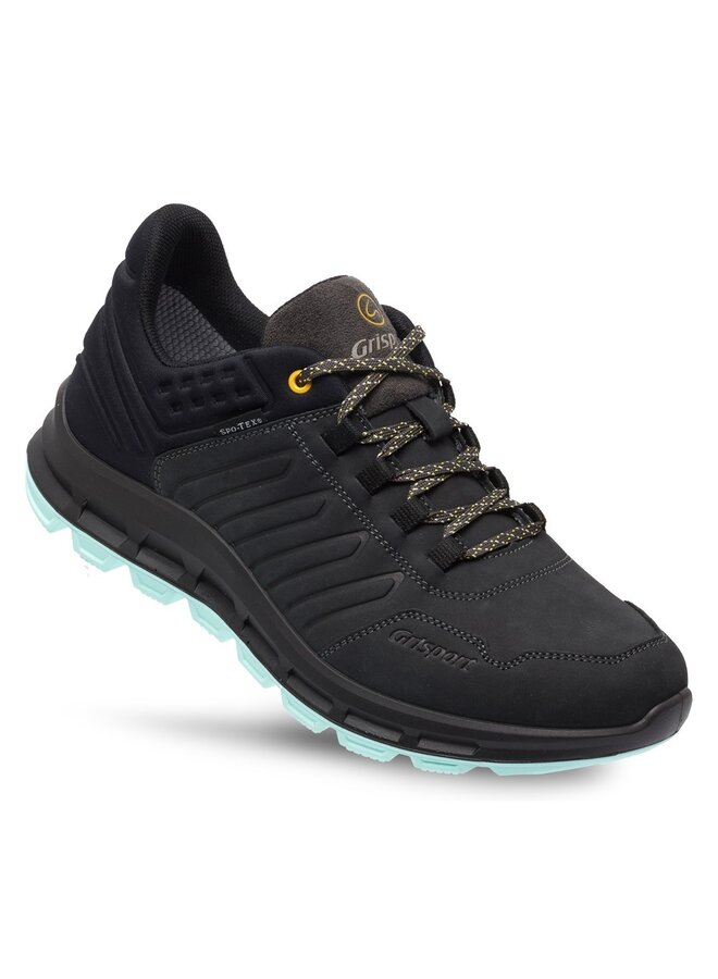 Grisport Street low zwart mint wandelschoenen dames