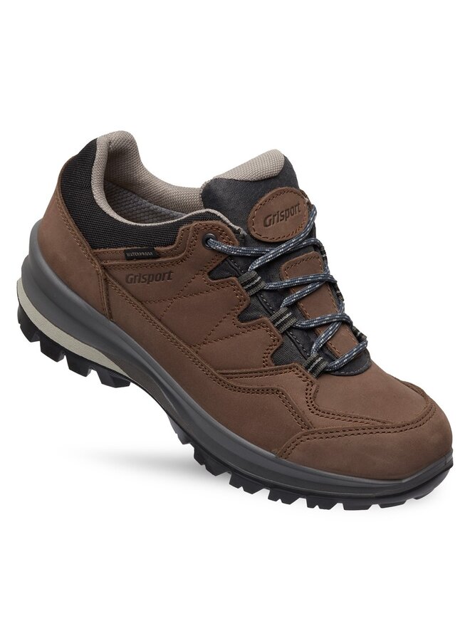 Bari Low bruin wandelschoenen dames (a)