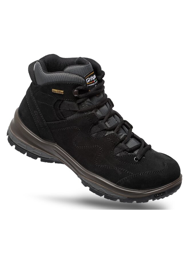 Grisport Gerlos Mid zwart wandelschoenen dames