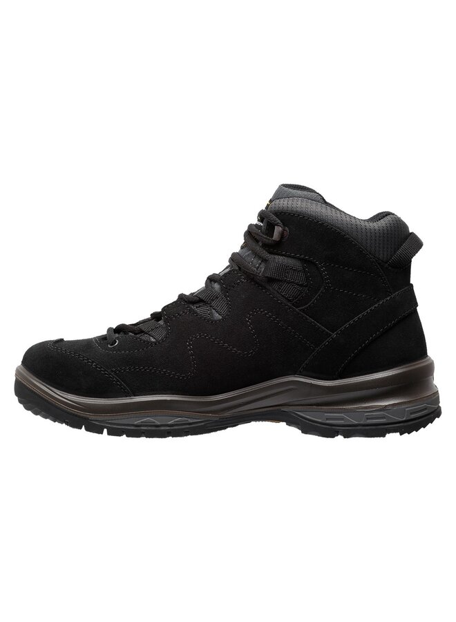 Grisport Gerlos Mid zwart wandelschoenen dames