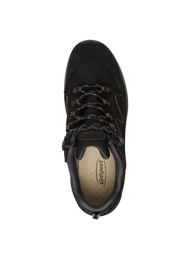 Grisport Verona low zwart wandelschoenen uni