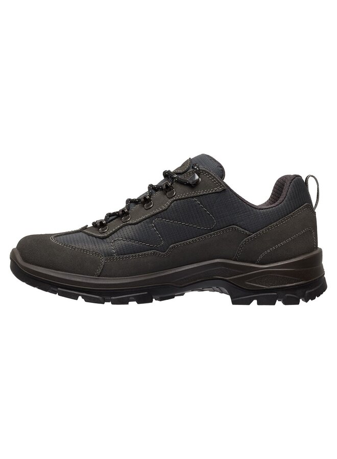 Grisport Verona low grijs wandelschoenen uni