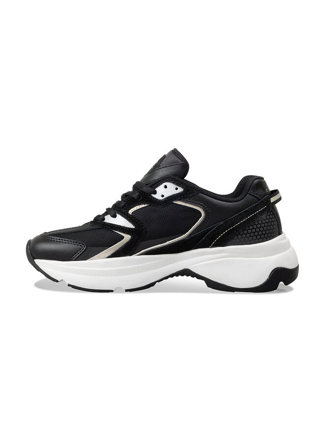 Cruyff Galaxy Runner zwart goud sneakers dames