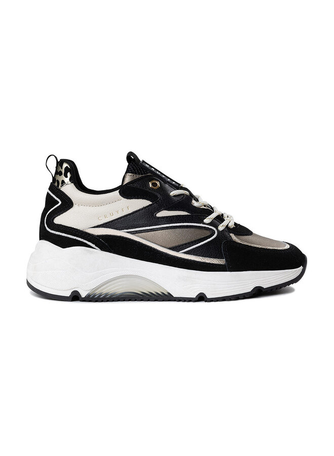 Cruyff Madina Bold zwart brons sneakers dames