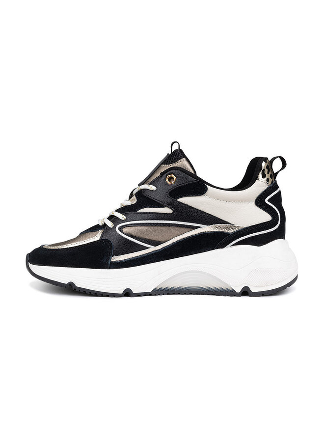 Cruyff Madina Bold zwart brons sneakers dames