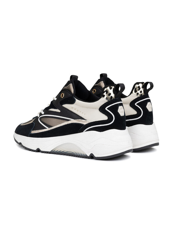 Cruyff Madina Bold zwart brons sneakers dames