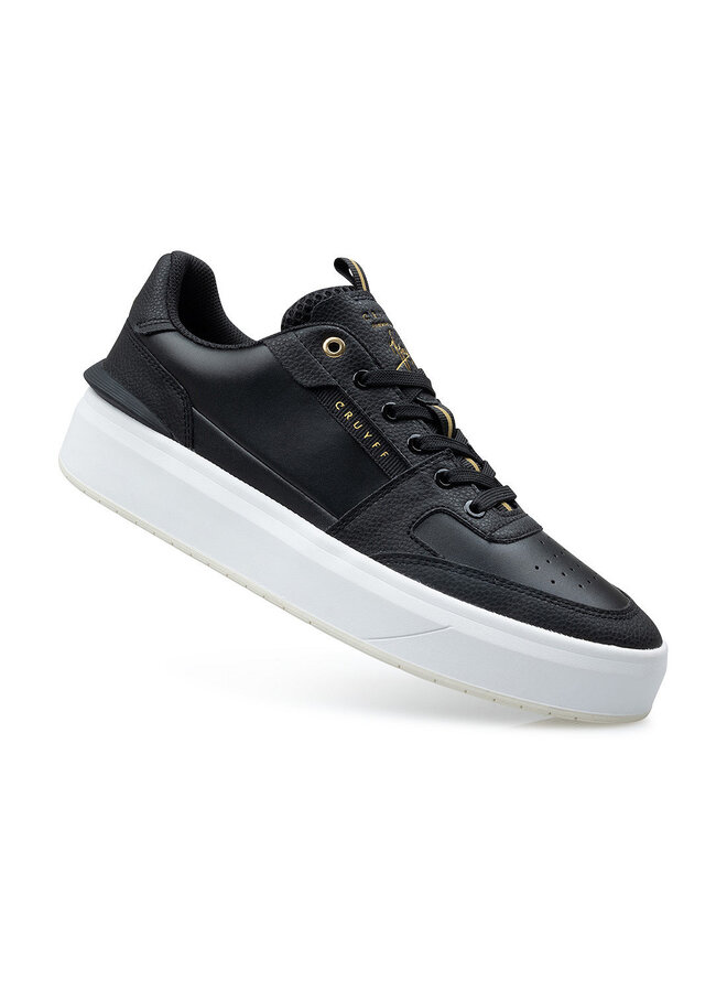 Endorsed Tennis zwart goud sneakers heren (s)