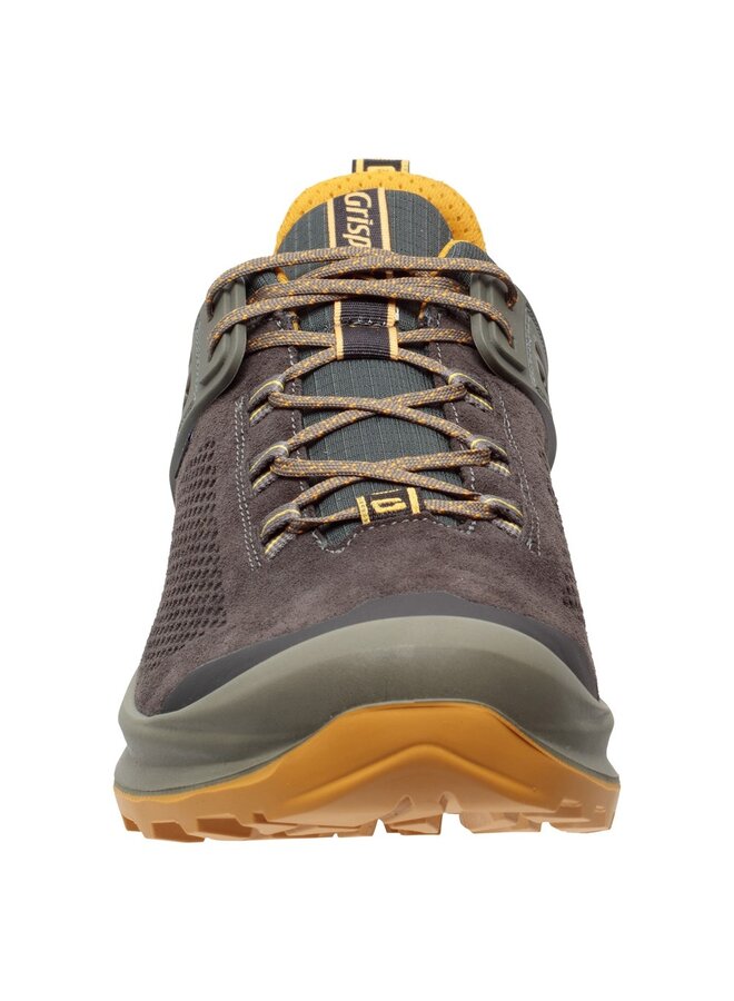 Grisport Discovery low bruin geel wandelschoenen uni