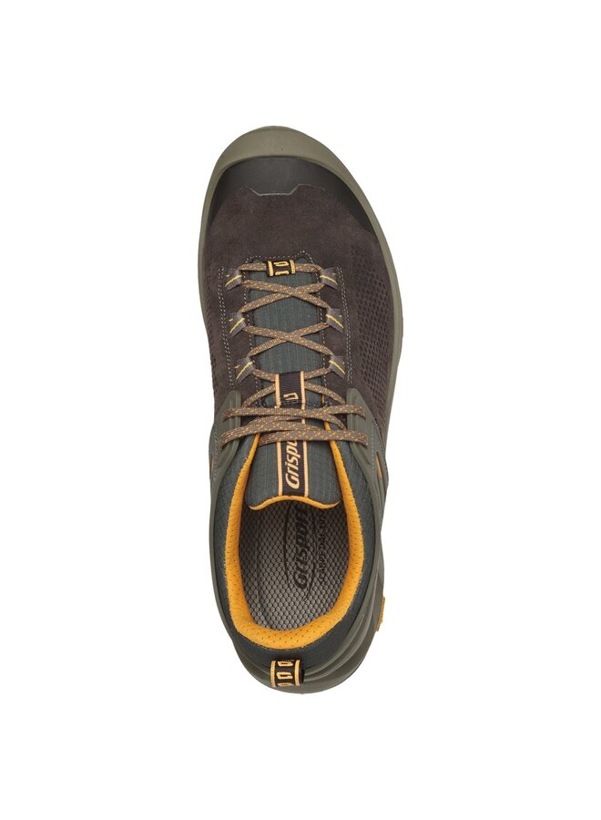 Grisport Discovery low bruin geel wandelschoenen uni