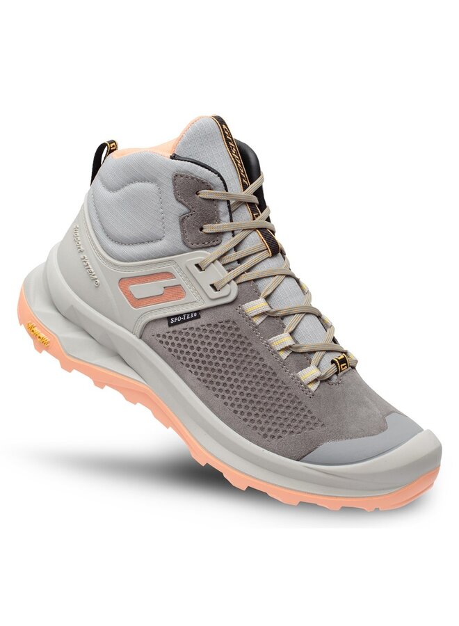 Discovery Mid grijs roze wandelschoenen uni (a)