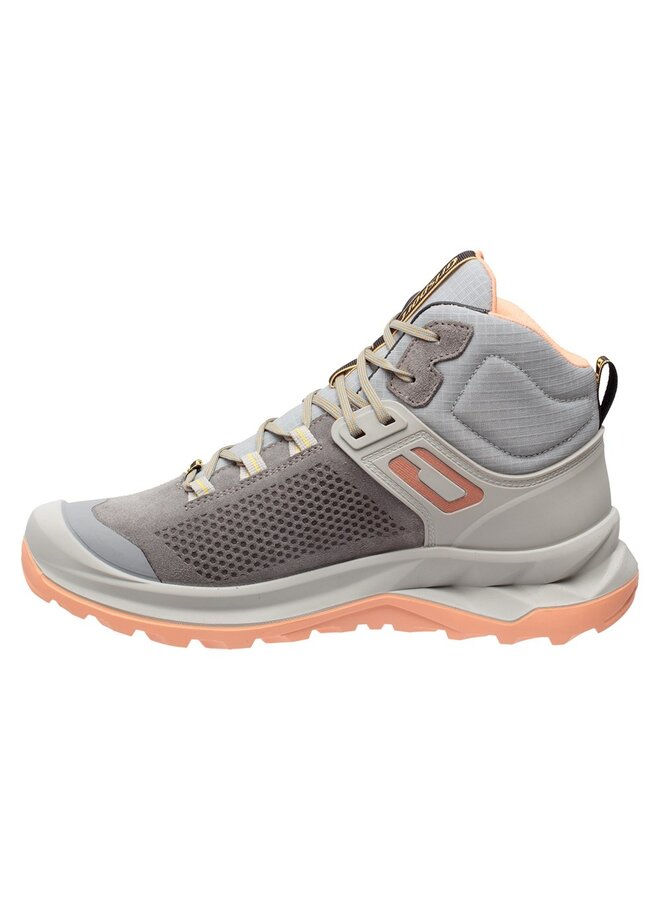 Grisport Discovery Mid grijs roze wandelschoenen uni