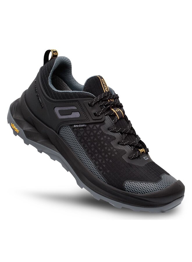 Explorer low zwart wandelschoenen uni (a)
