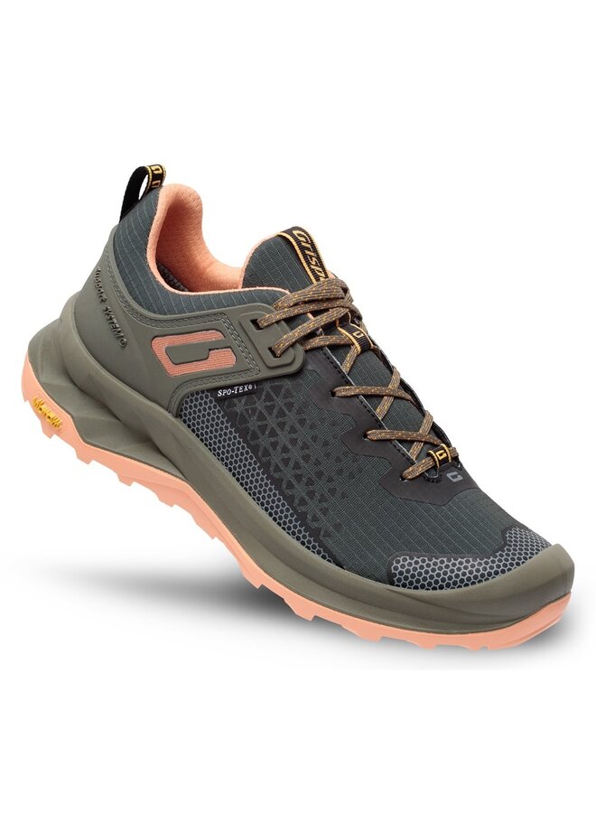Explorer low groen roze wandelschoenen uni (a)
