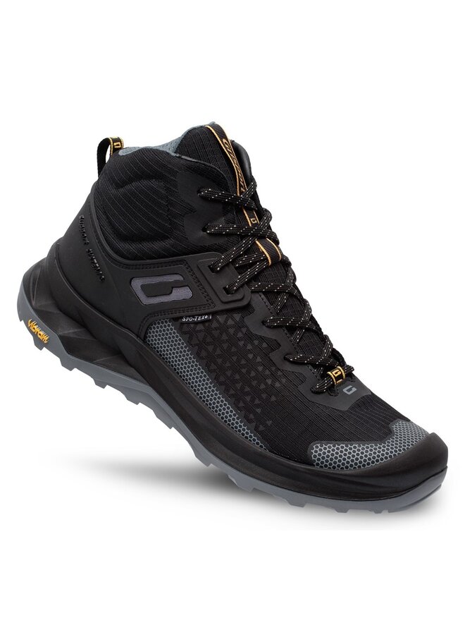 Explorer mid zwart wandelschoenen uni (a)