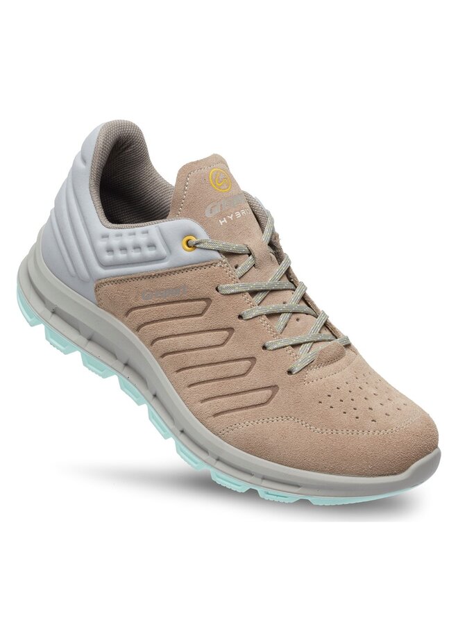 Nova low beige wandelschoenen dames (a)