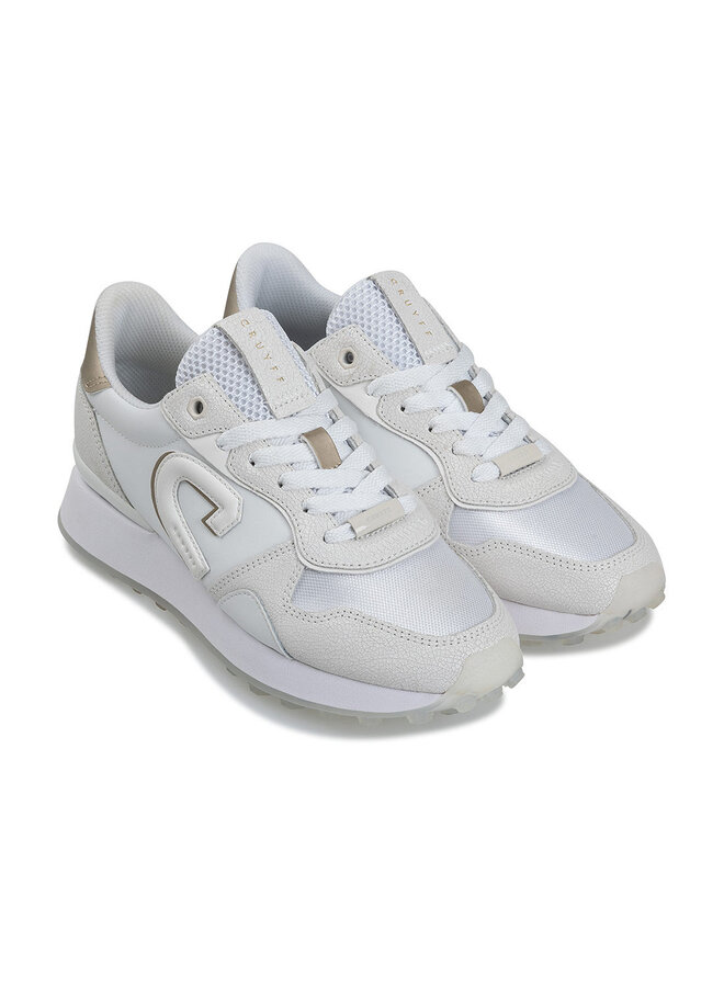 Cruyff Parkrunner wit goud sneakers dames