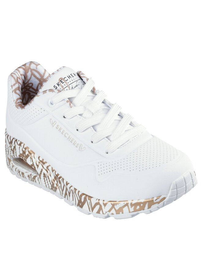 Uno Love wit goud sneakers dames