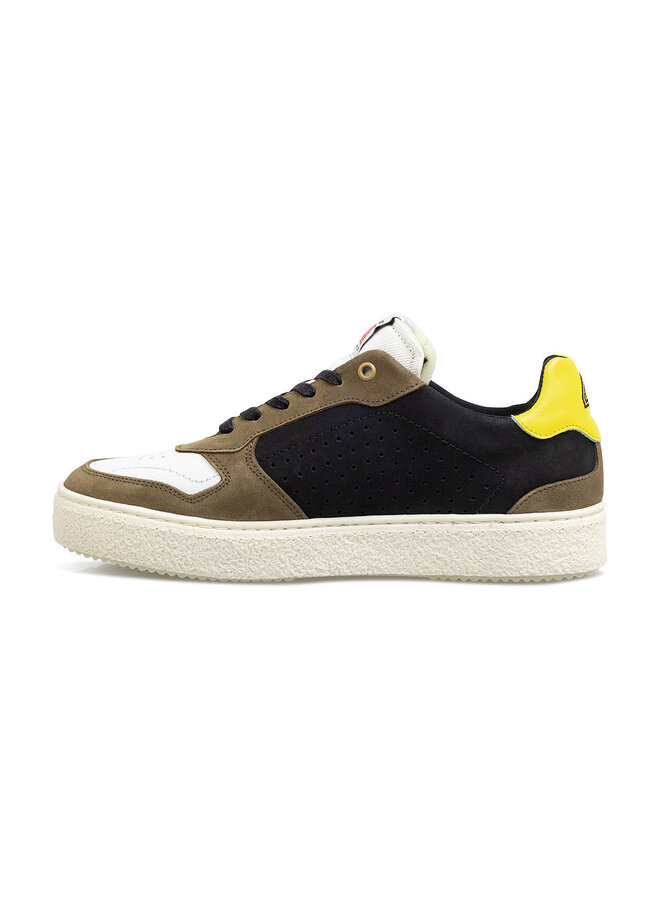 Cruyff Slice bruin zwart wit sneakers heren