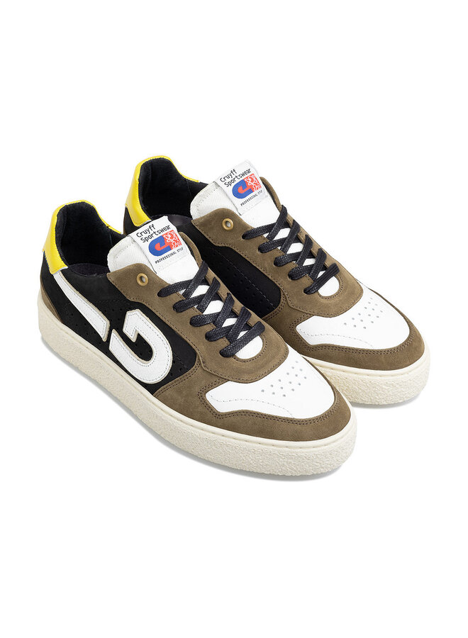 Cruyff Slice bruin zwart wit sneakers heren