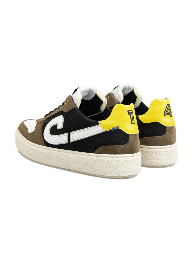 Cruyff Slice bruin zwart wit sneakers heren