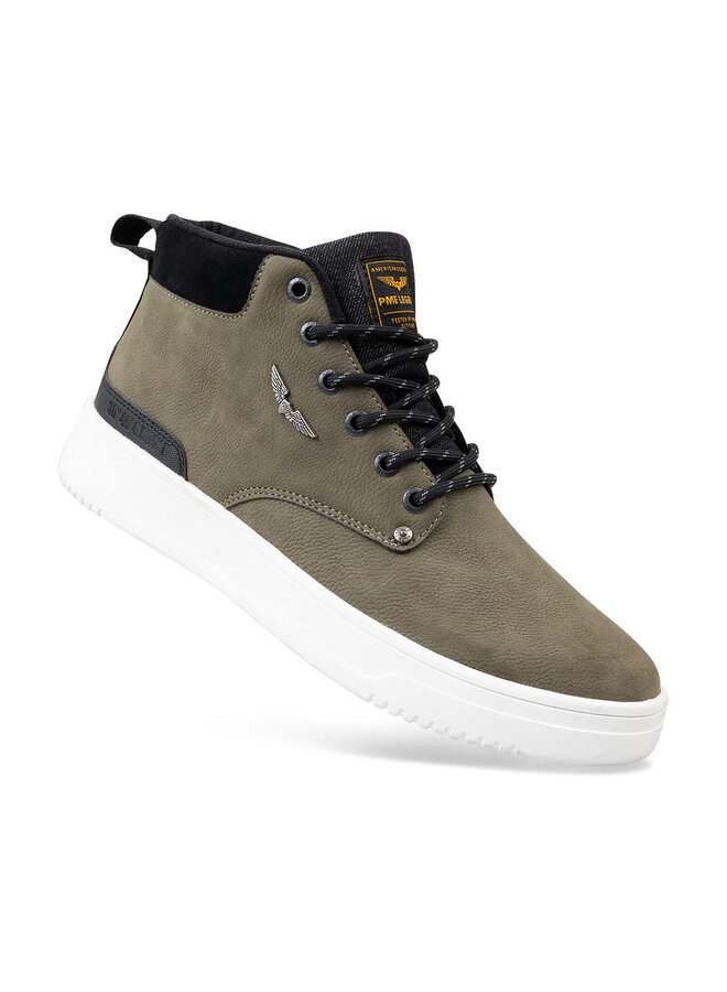 Lexing groen veterschoenen heren (s)