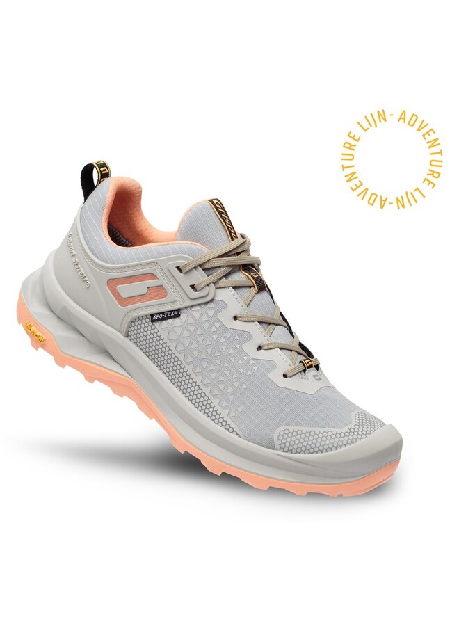 Explorer low grijs roze wandelschoenen uni (a)