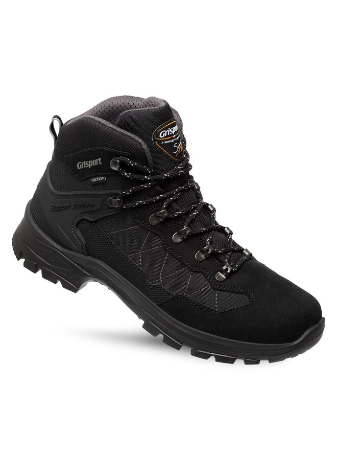Scout Mid zwart wandelschoenen uni (a)