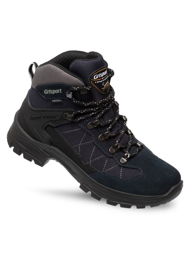 Scout Mid blauw wandelschoenen uni (a)