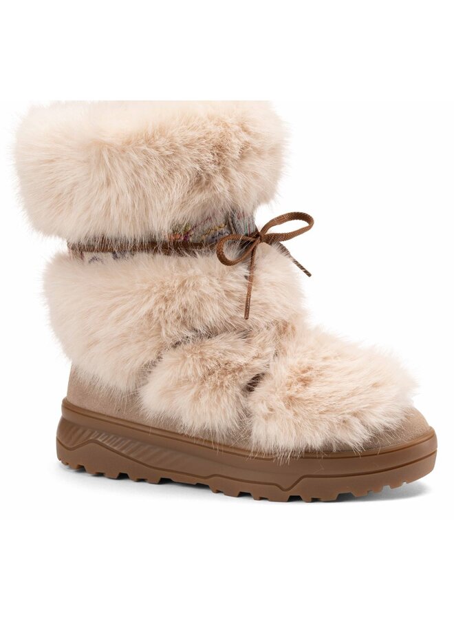 Wanda beige snowboots dames