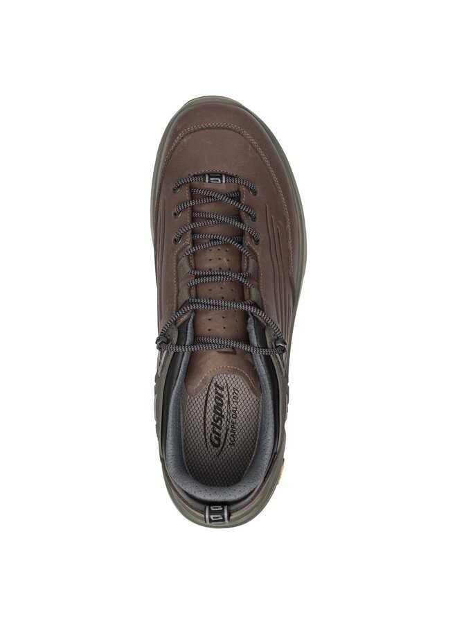Grisport Outlander low bruin groen wandelschoenen uni