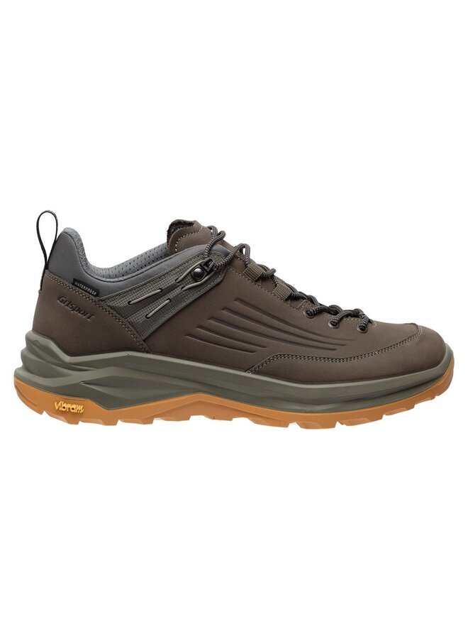 Grisport Outlander low groen geel wandelschoenen uni