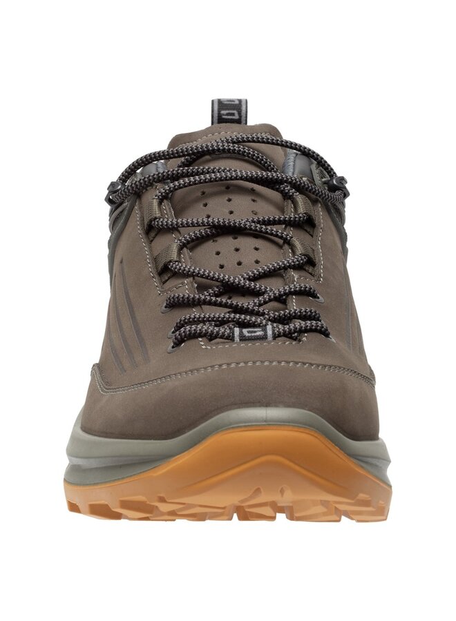 Grisport Outlander low groen geel wandelschoenen uni