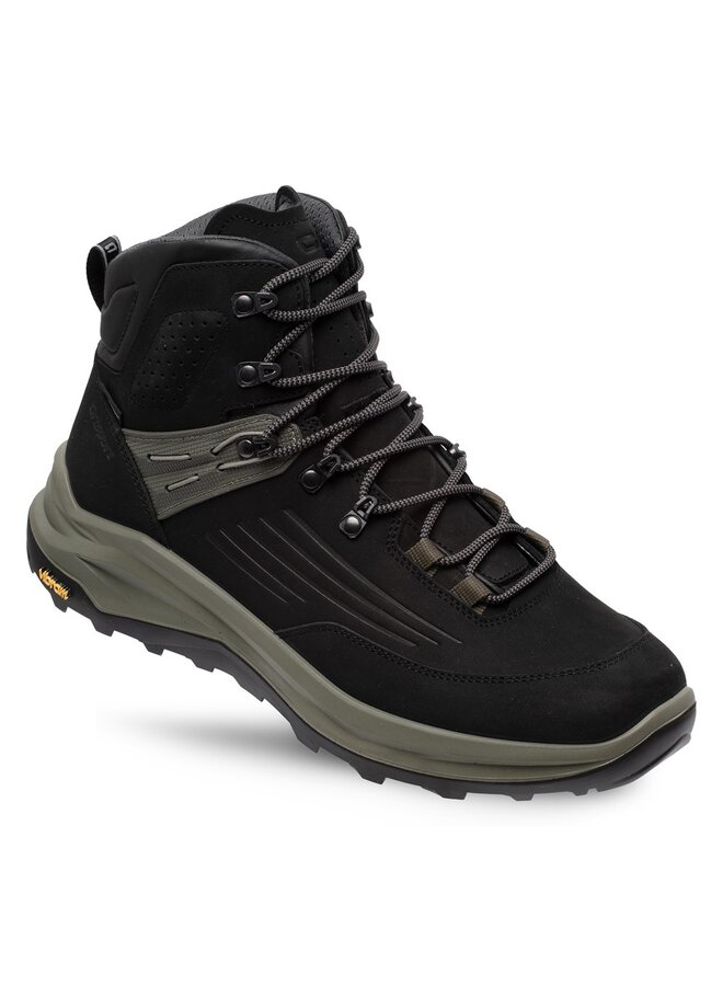 Grisport Outlander Mid zwart groen wandelschoenen uni